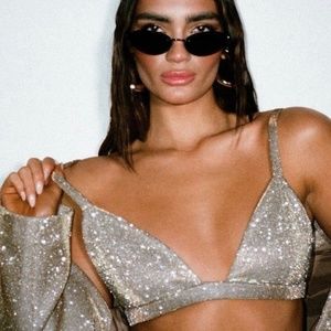 NWT Bronze Astrid Bralette Top